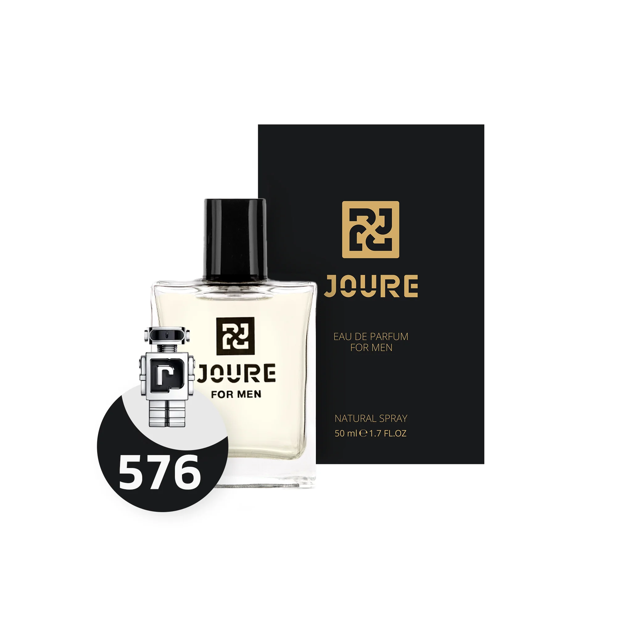 576 ادوپرفیوم مردانه ژوور مدل فانتوم پاکورابان 50میل (paco rabanne - Phantom) - تصویر 1
